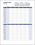 Detail Daily Weekly Monthly Planner Template Excel Nomer 4