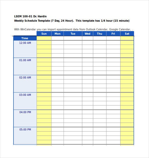 Detail Daily Weekly Monthly Planner Template Excel Nomer 33