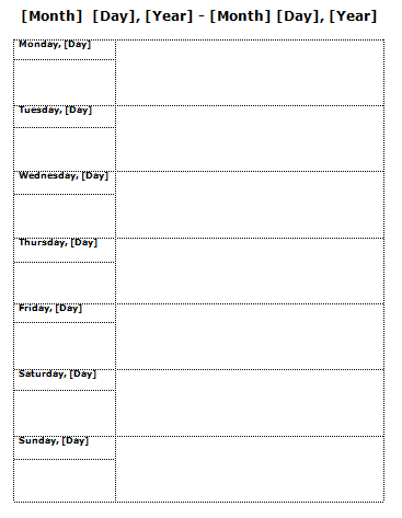 Detail Daily Weekly Monthly Planner Template Excel Nomer 34