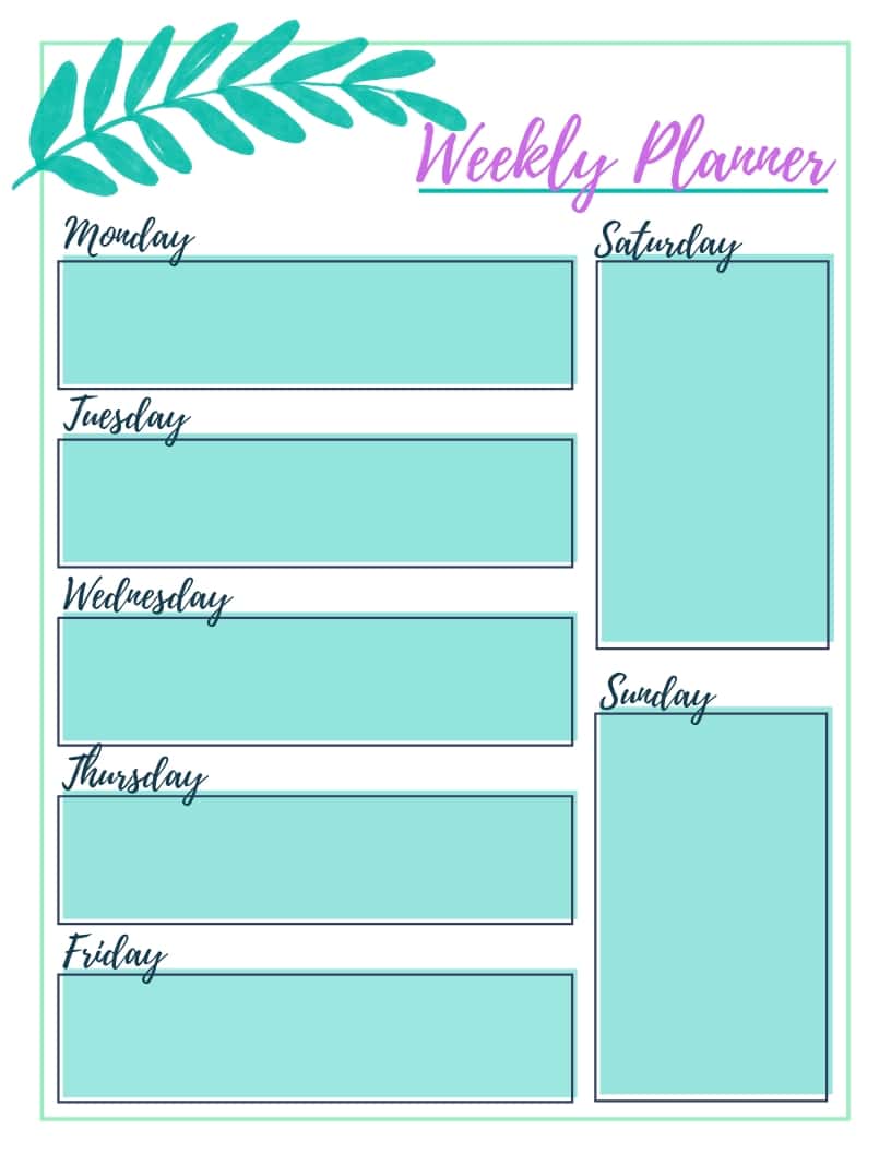 Detail Daily Weekly Monthly Planner Template Excel Nomer 47