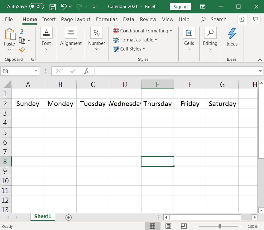 Detail Daily Weekly Monthly Planner Template Excel Nomer 50