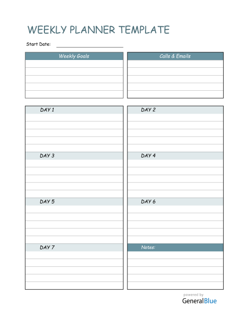Detail Daily Weekly Monthly Planner Template Excel Nomer 53