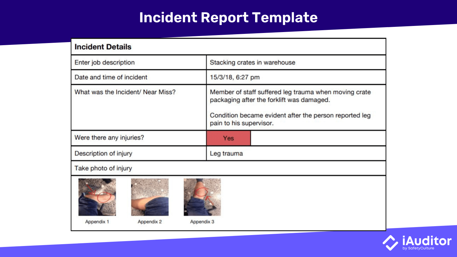 Detail Damage Report Template Nomer 14