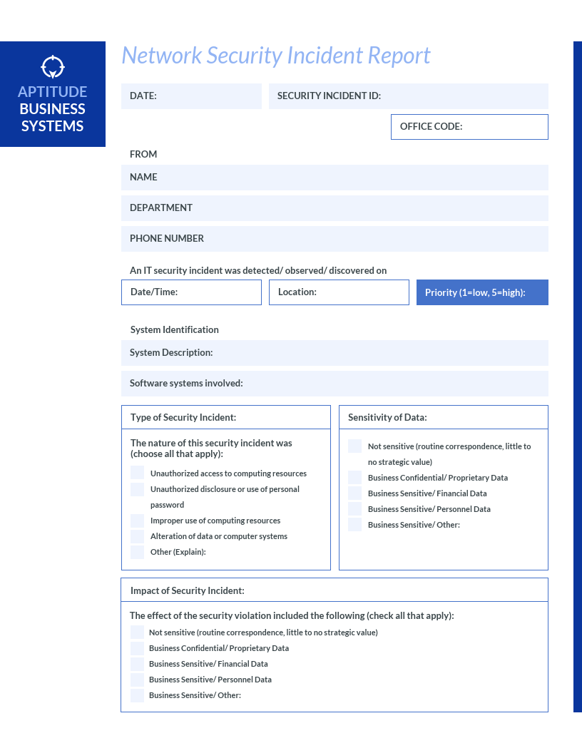 Detail Damage Report Template Nomer 31