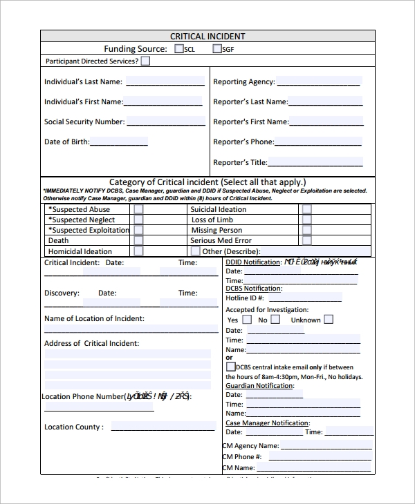 Detail Damage Report Template Nomer 39