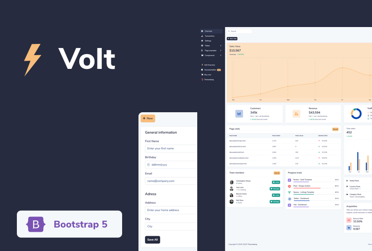 Detail Dashboard Admin Template Bootstrap Nomer 37