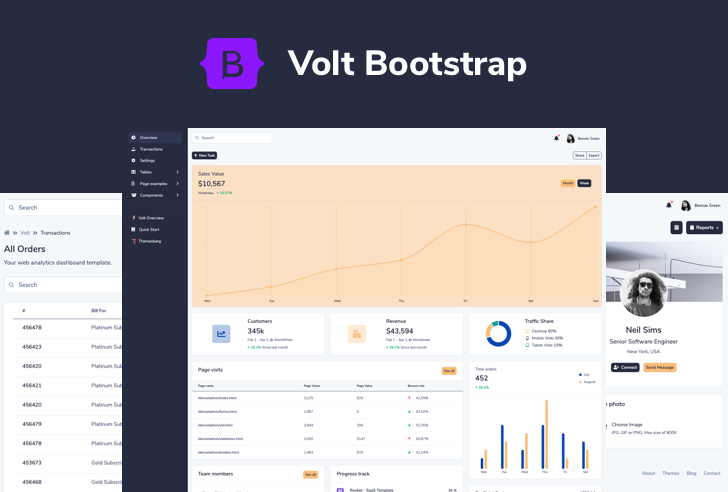 Detail Dashboard Admin Template Bootstrap Nomer 44