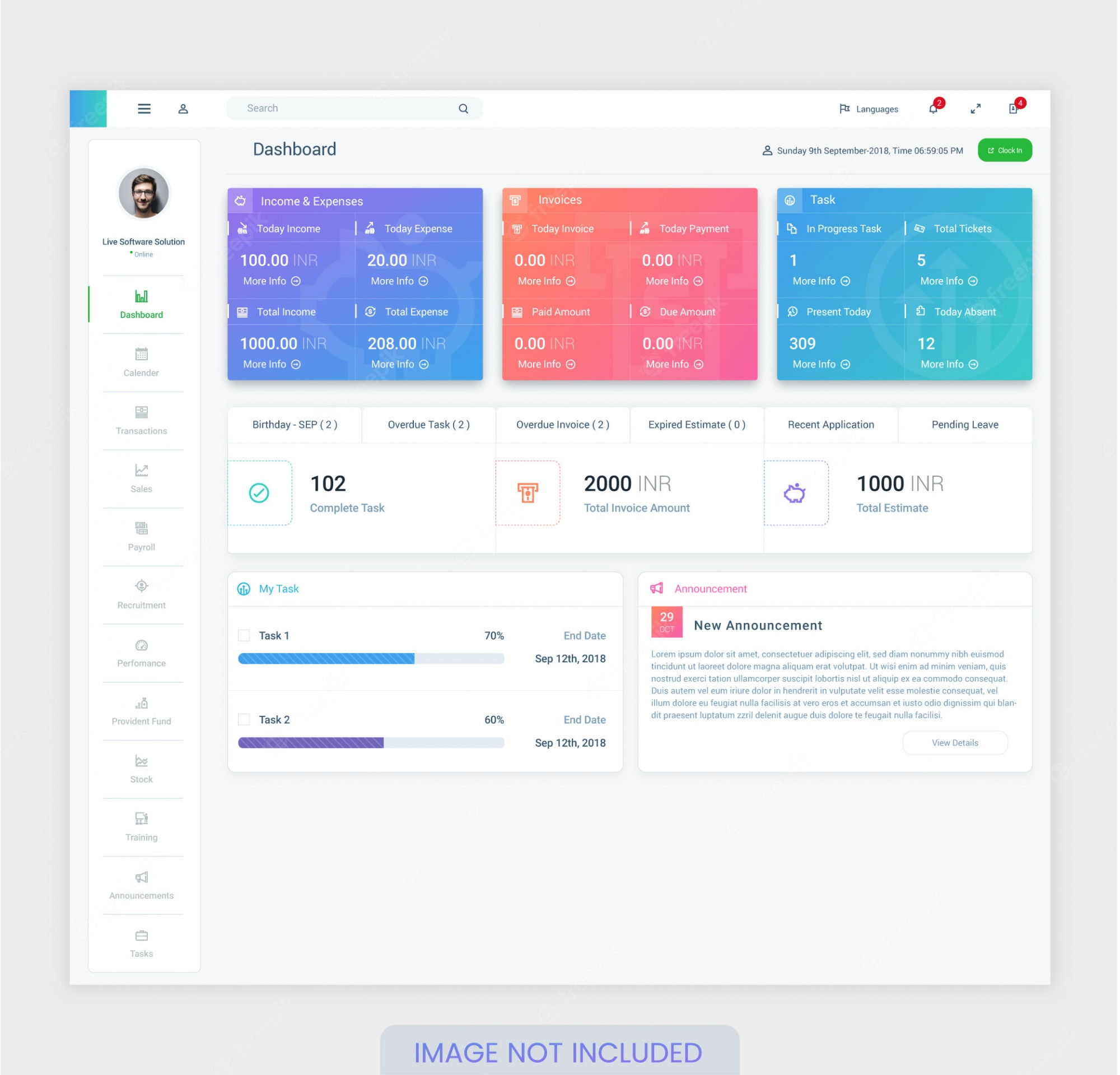 Detail Dashboard Design Template Nomer 25