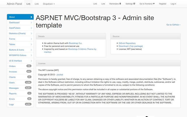 Detail Dashboard Template Asp Net Nomer 47