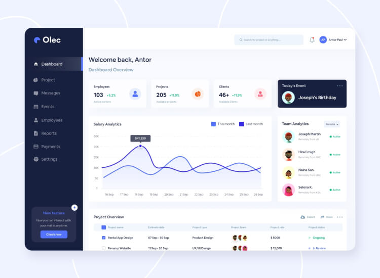 Detail Dashboard Template Free Download Nomer 54