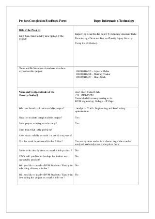 Detail Data Science Project Report Template Nomer 16