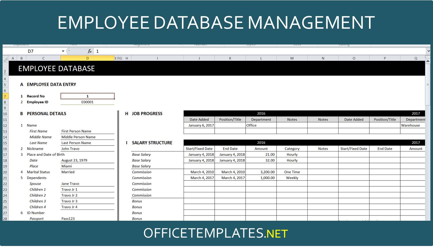 Detail Database Spreadsheet Template Nomer 34