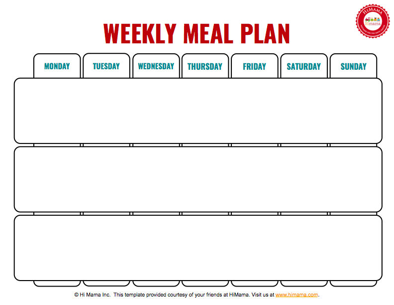 Detail Daycare Menu Template Nomer 12