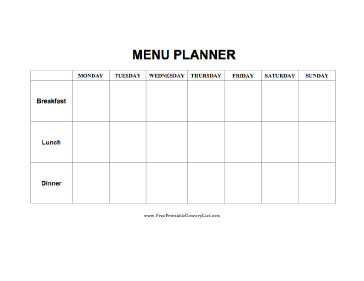 Detail Daycare Menu Template Nomer 31