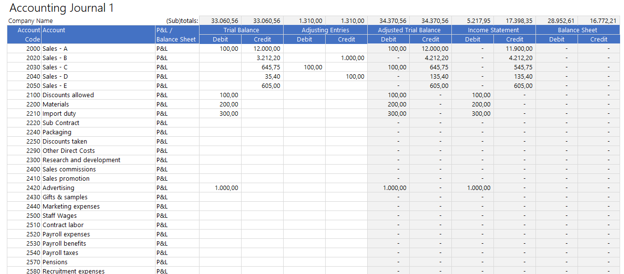 Detail Debit Credit Excel Sheet Template Nomer 17