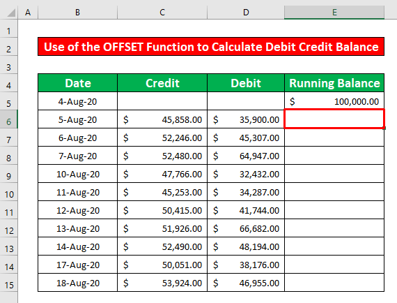 Detail Debit Credit Excel Sheet Template Nomer 4