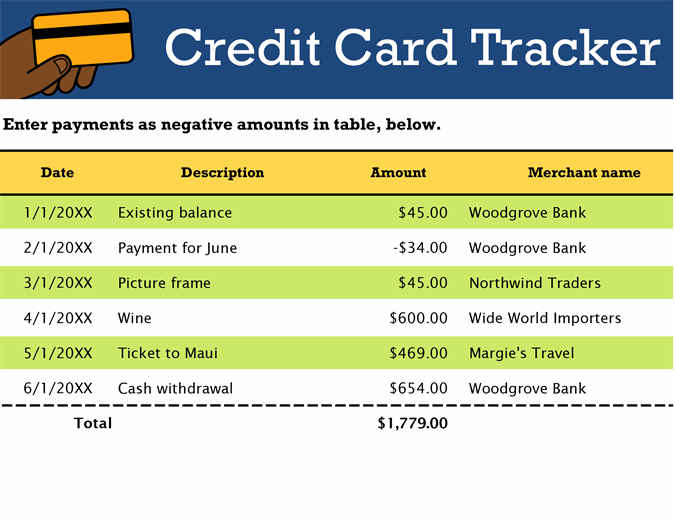 Detail Debit Credit Excel Sheet Template Nomer 47