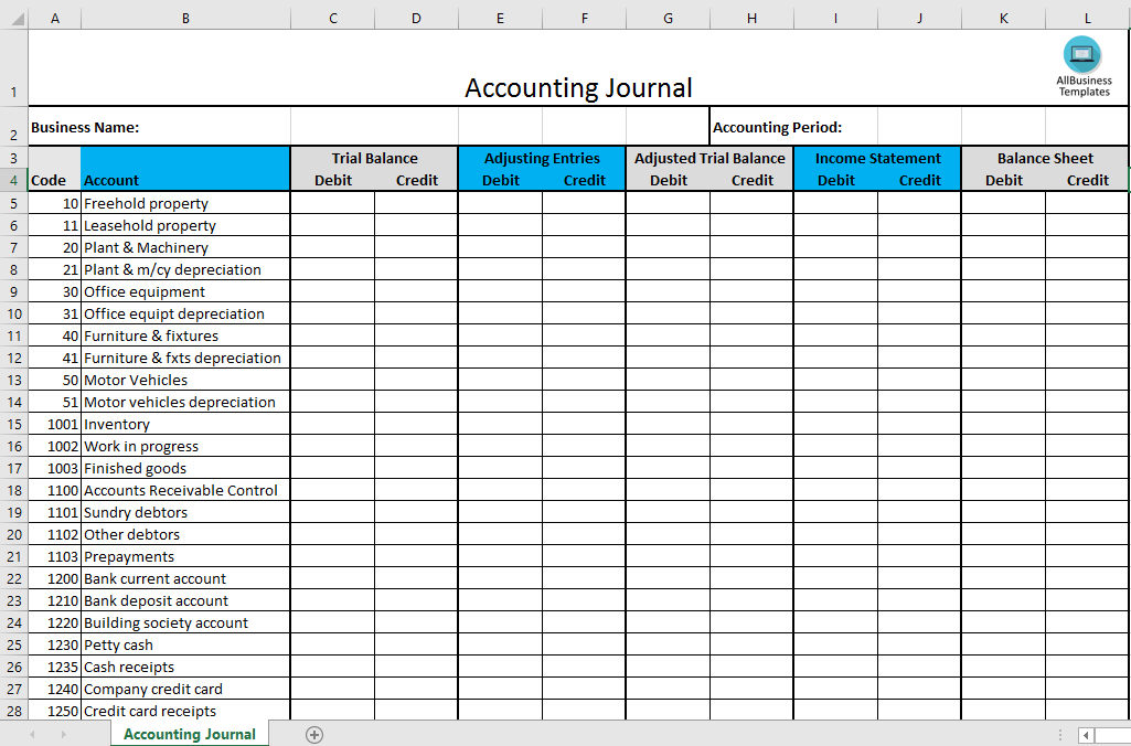 Detail Debit Credit Excel Sheet Template Nomer 9