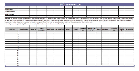 Detail Defect List Template Nomer 16