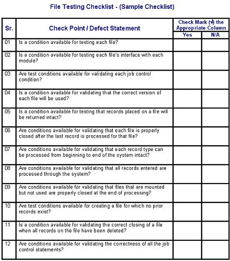 Detail Defect List Template Nomer 56