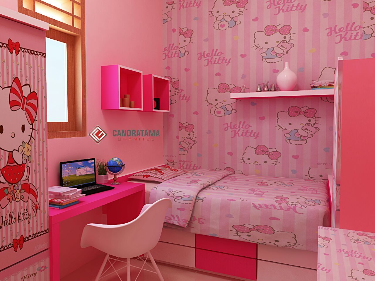 Detail Dekorasi Kamar Hello Kitty Sederhana Nomer 11