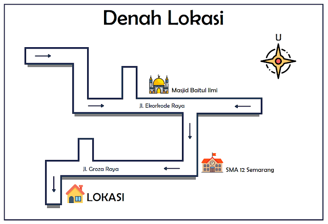 Detail Denah Alamat Rumah Nomer 2