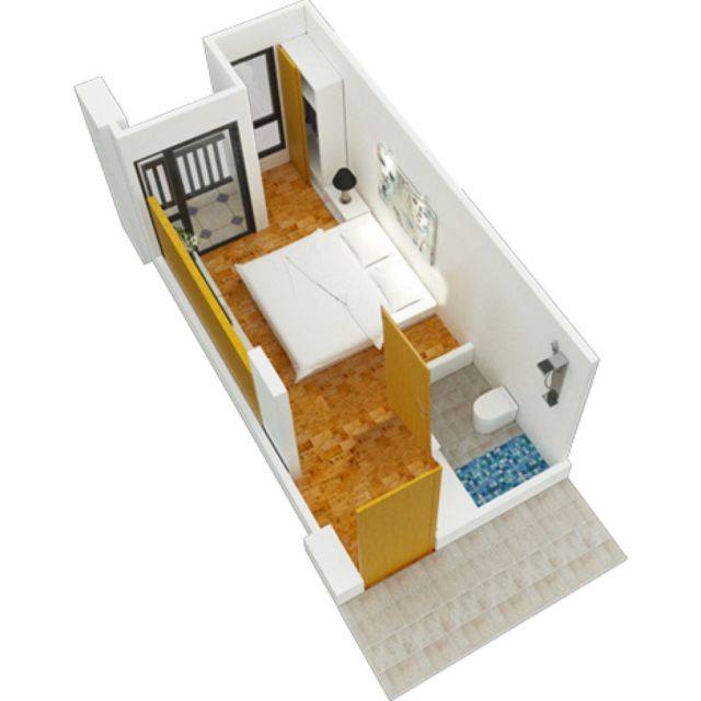 Detail Denah Kamar Apartemen Nomer 27
