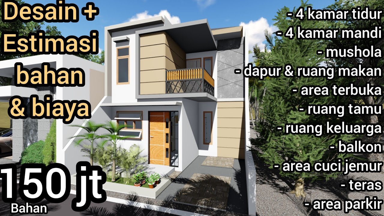 Detail Denah Rumah Dengan Biaya 100 Juta Nomer 32