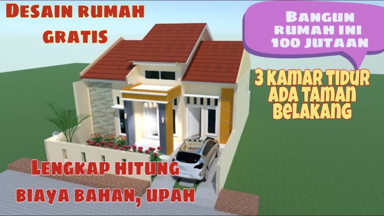 Detail Denah Rumah Dengan Biaya 100 Juta Nomer 4