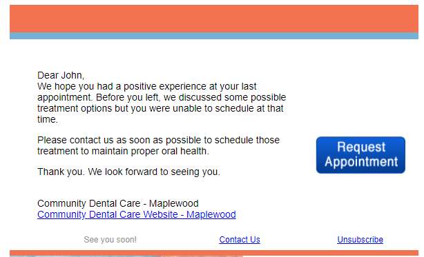 Detail Dental Patient Recall Letter Template Nomer 2