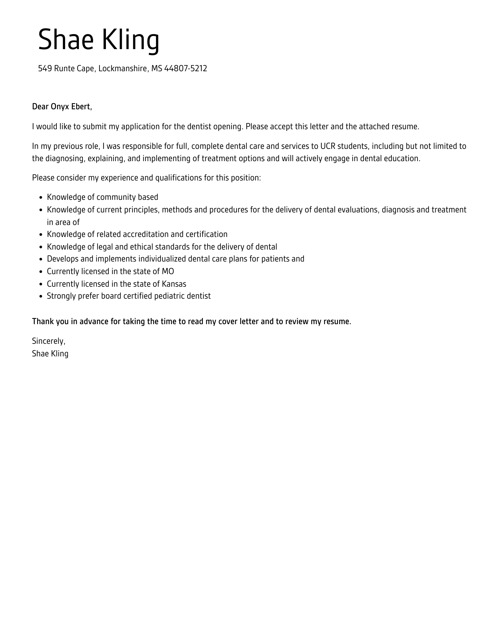 Detail Dental Treatment Plan Letter Template Koleksi Nomer 19