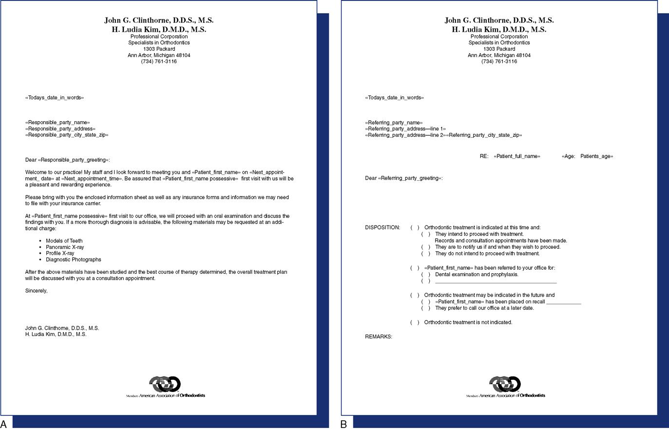 Detail Dental Treatment Plan Letter Template Koleksi Nomer 4