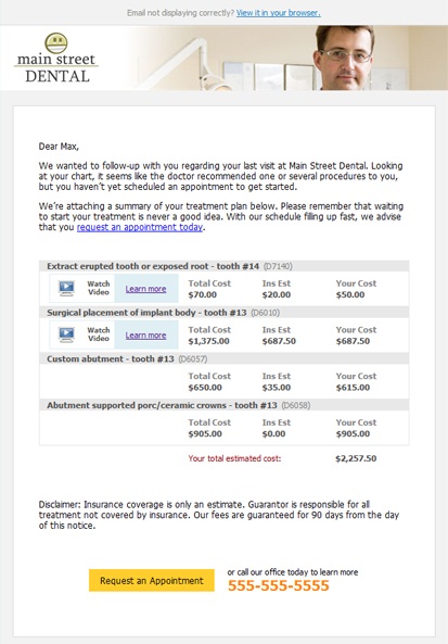 Dental Treatment Plan Letter Template - 47+ Koleksi Gambar