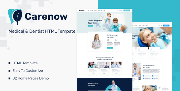 Detail Dentist Bootstrap Template Nomer 19