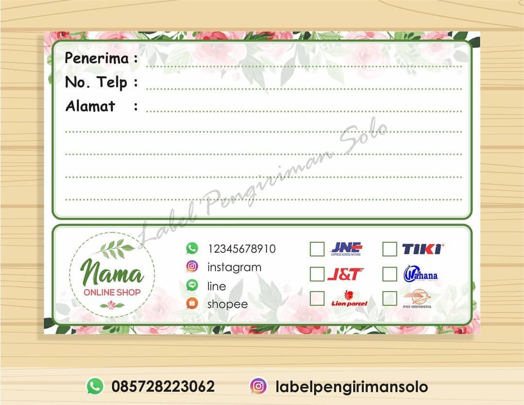 Detail Desain Alamat Pengiriman Olshop Nomer 19