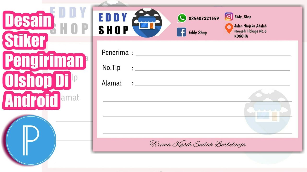 Detail Desain Alamat Pengiriman Olshop Nomer 28