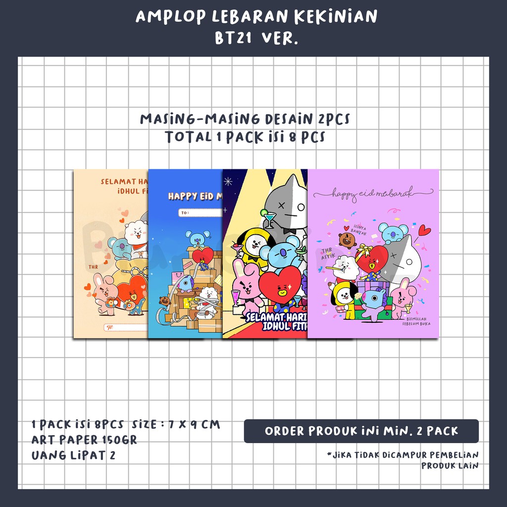 Detail Desain Amplop Lebaran Lucu Hello Kitty Nomer 35