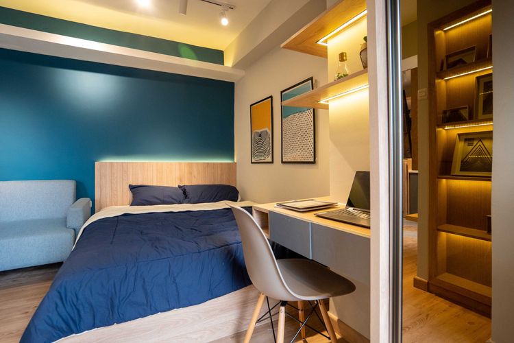 Detail Desain Apartemen 1 Kamar Tidur Nomer 32