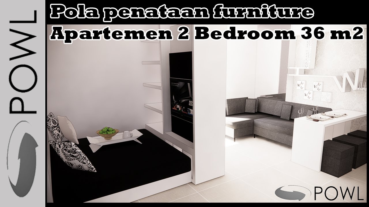 Desain Apartemen 36m2 - KibrisPDR