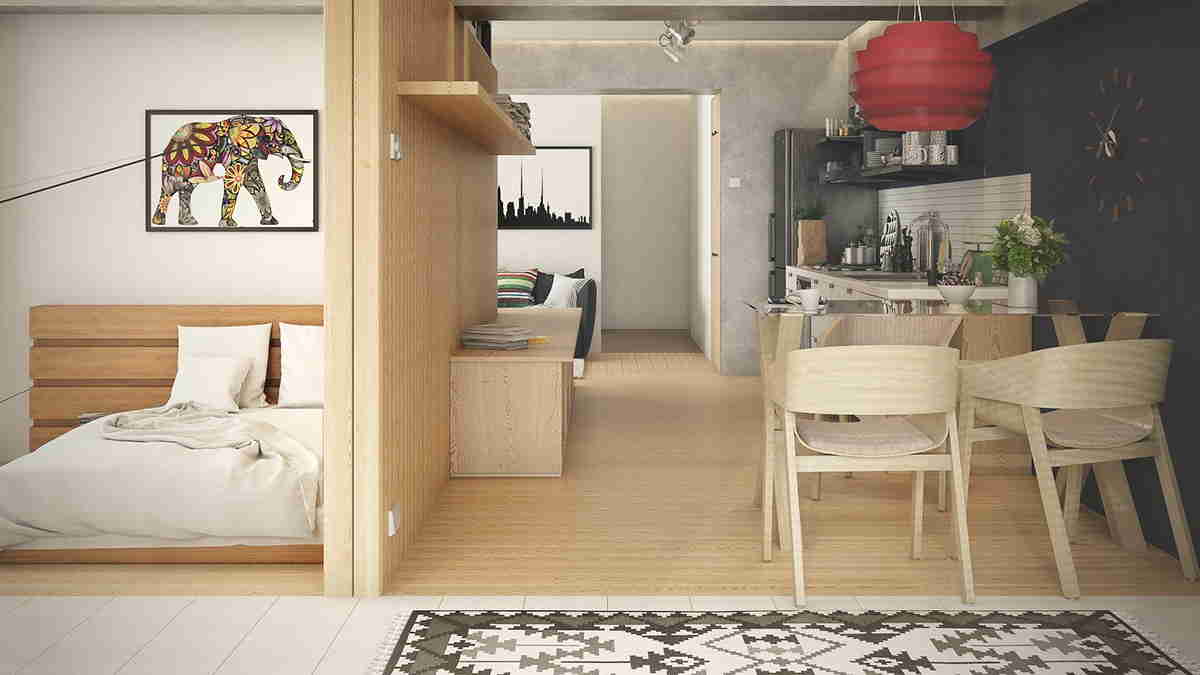 Detail Desain Apartemen Sederhana Nomer 16