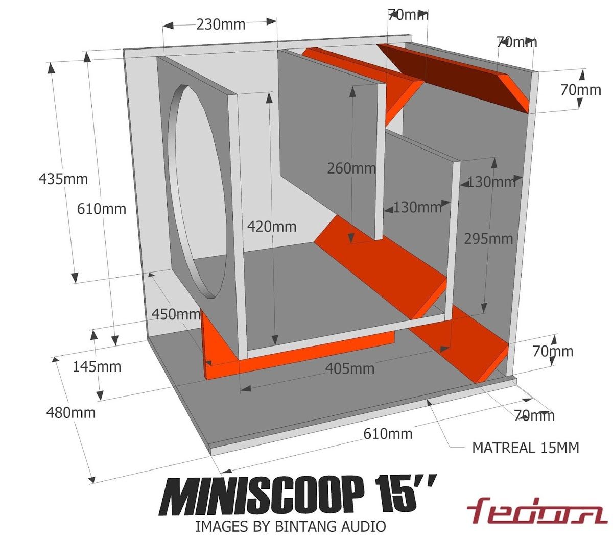 Desain Box Speaker Bass - KibrisPDR