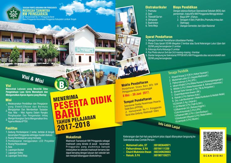 Detail Desain Brosur Sekolah Online Nomer 7