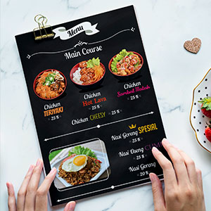 Detail Desain Buku Menu Cafe Nomer 7