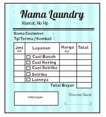 Detail Desain Buku Nota Nomer 34