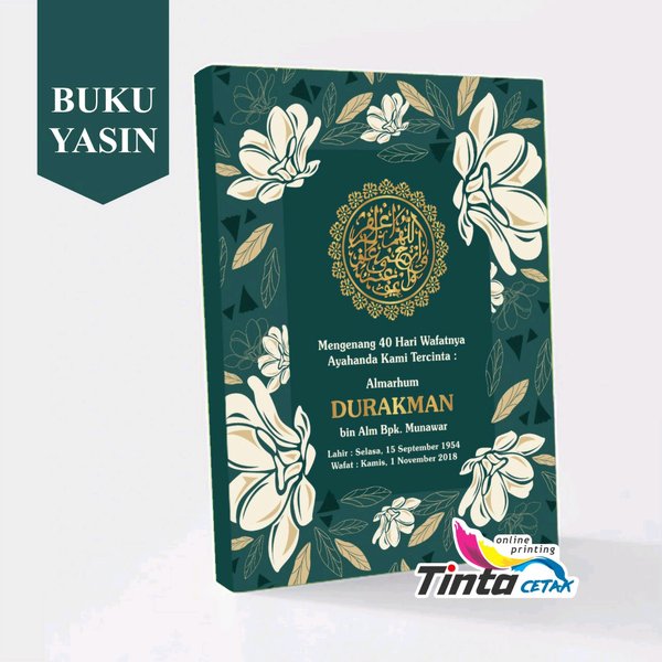 Detail Desain Buku Yasin Elegan Nomer 4