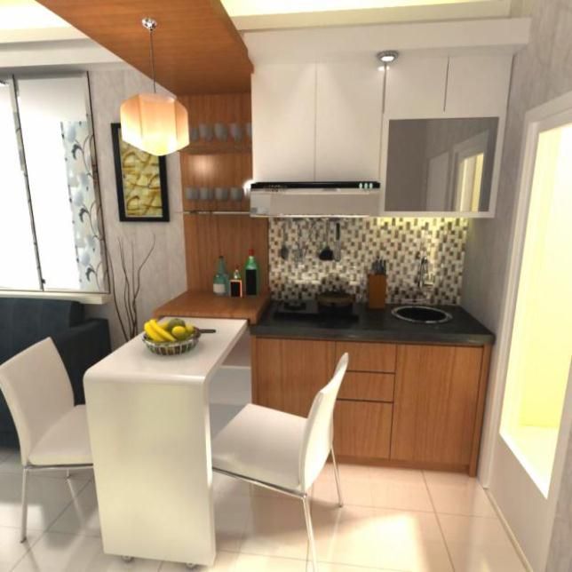 Detail Desain Dapur Apartemen Nomer 15