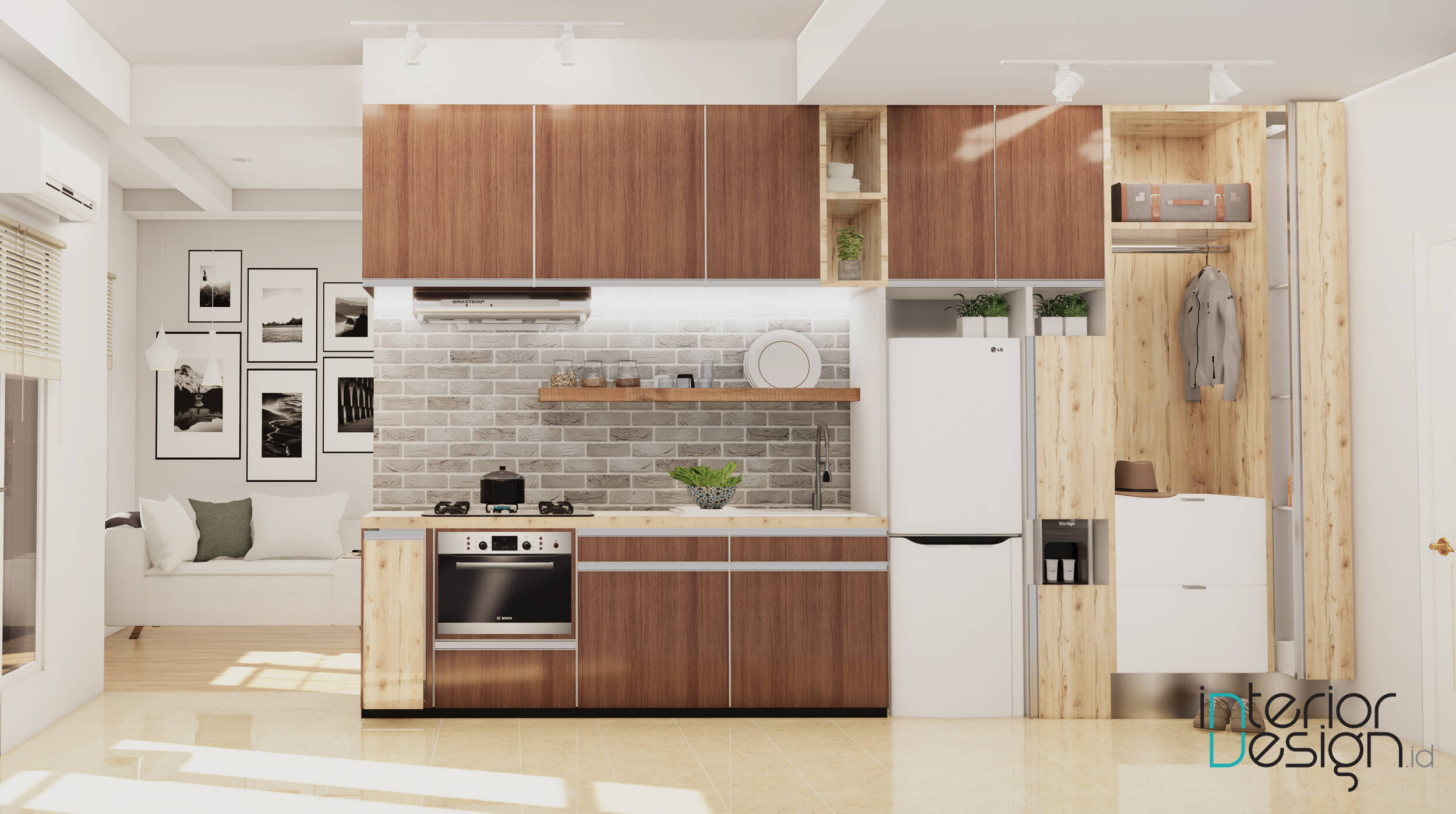 Detail Desain Dapur Apartemen Nomer 20