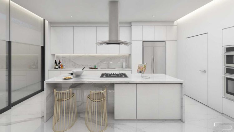 Detail Desain Dapur Apartemen Nomer 28