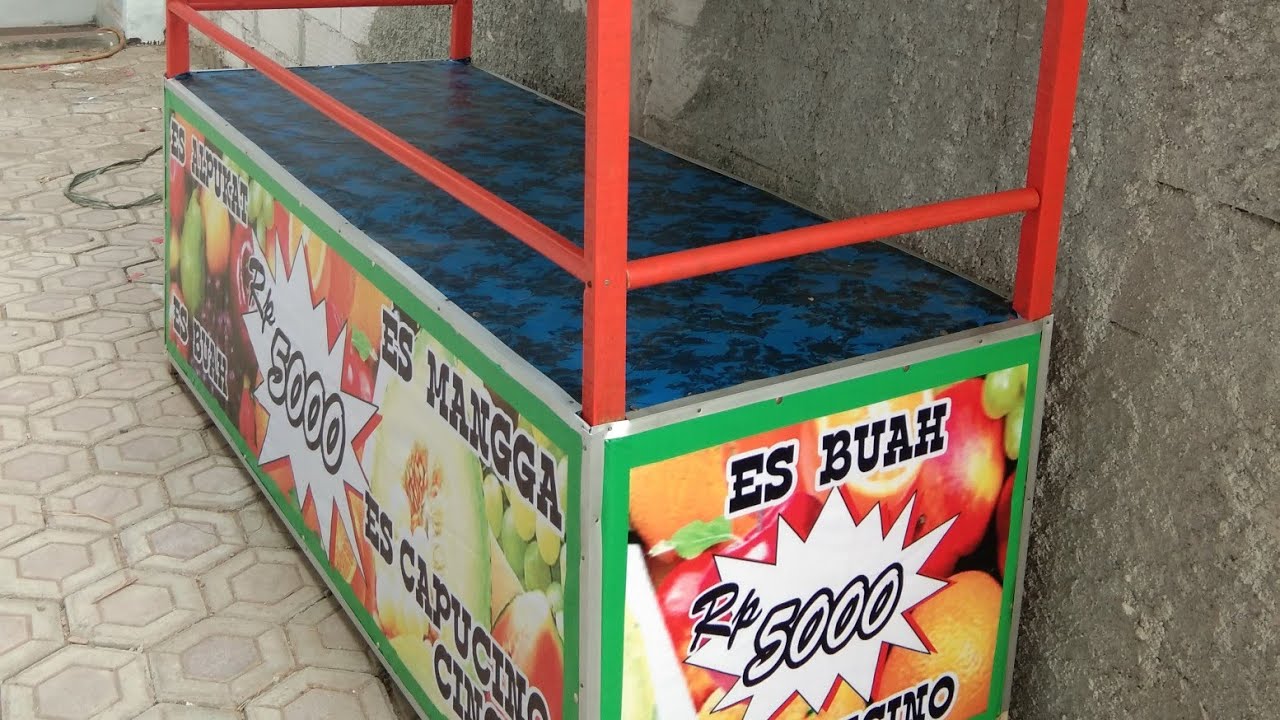 Detail Desain Gerobak Es Kelapa Muda Nomer 25