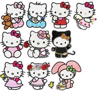 Detail Desain Hello Kitty Nomer 32